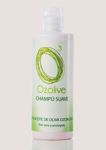 champú con aceite de oliva ozonizado